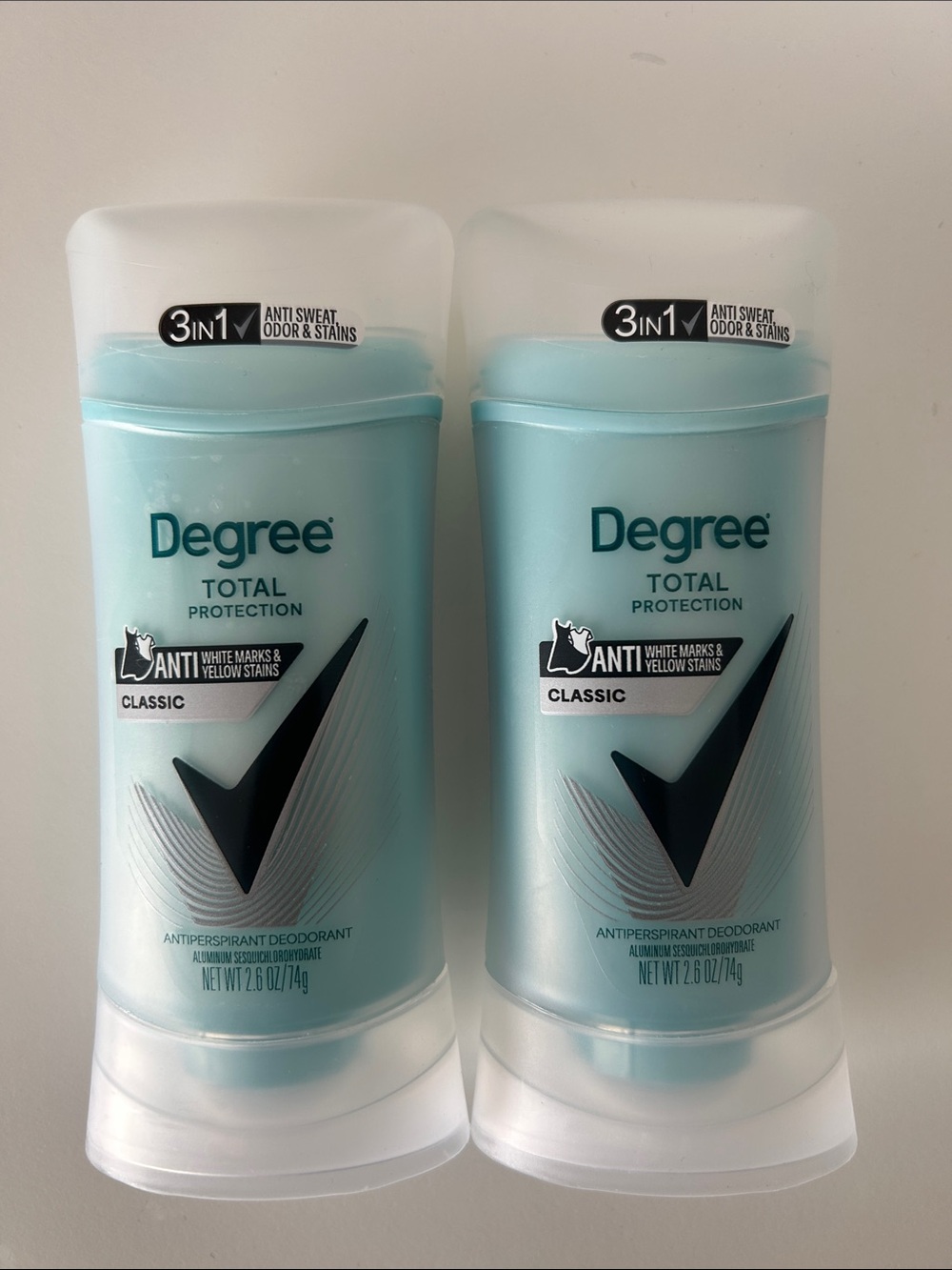 NWT DEGREE TOTAL Classic deoderants